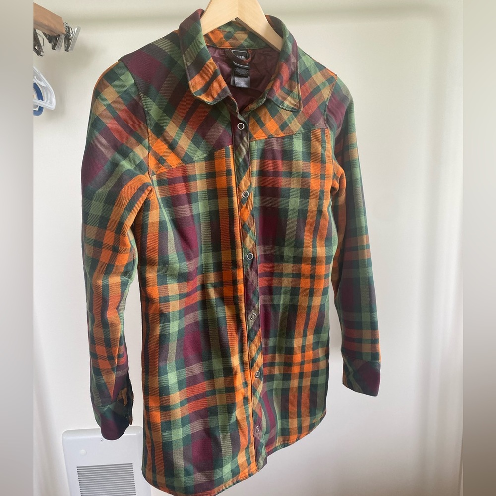 Women's North Face Insulated Plaid Jacket